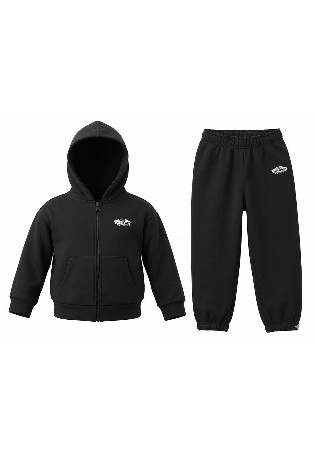 Completo felpa nero per bambino