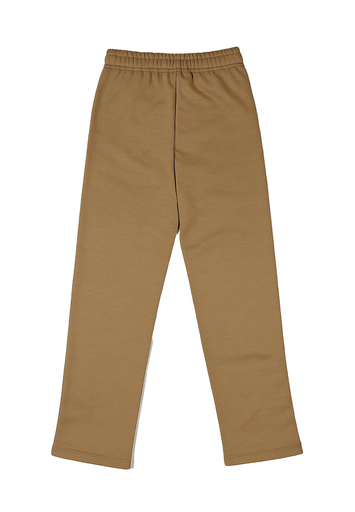 Pantalone felpa marrone per bambino