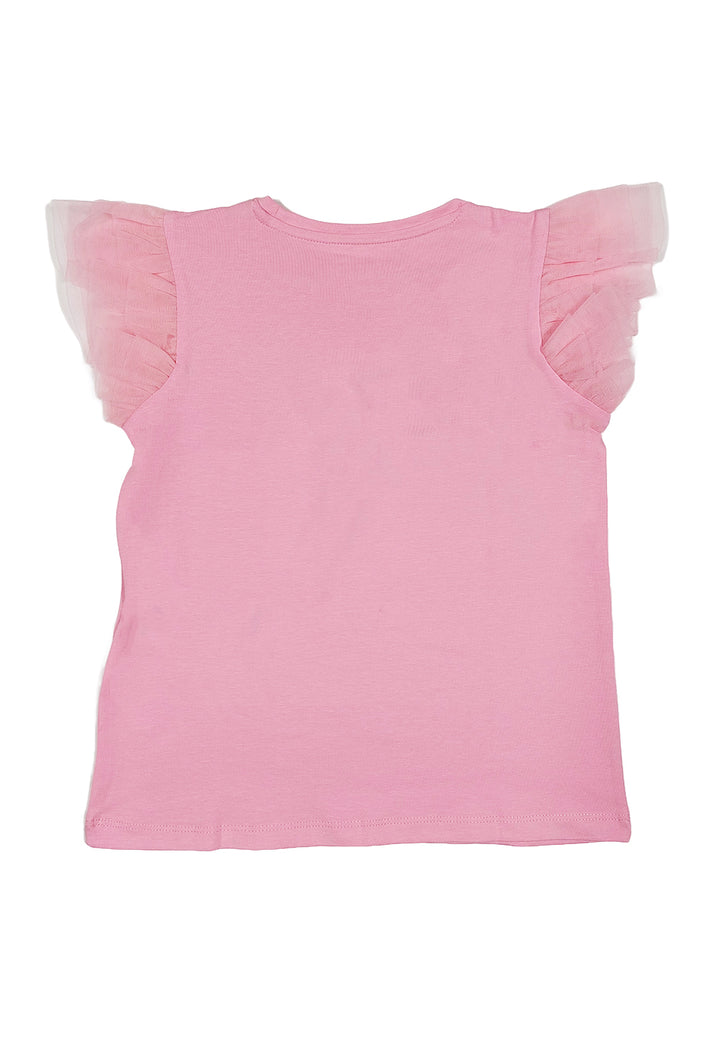 T-shirt rosa per bambina