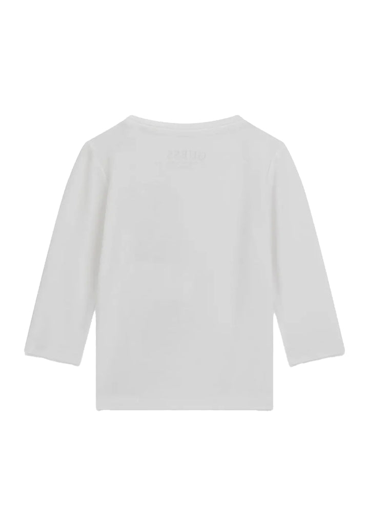 T-shirt bianca per neonata
