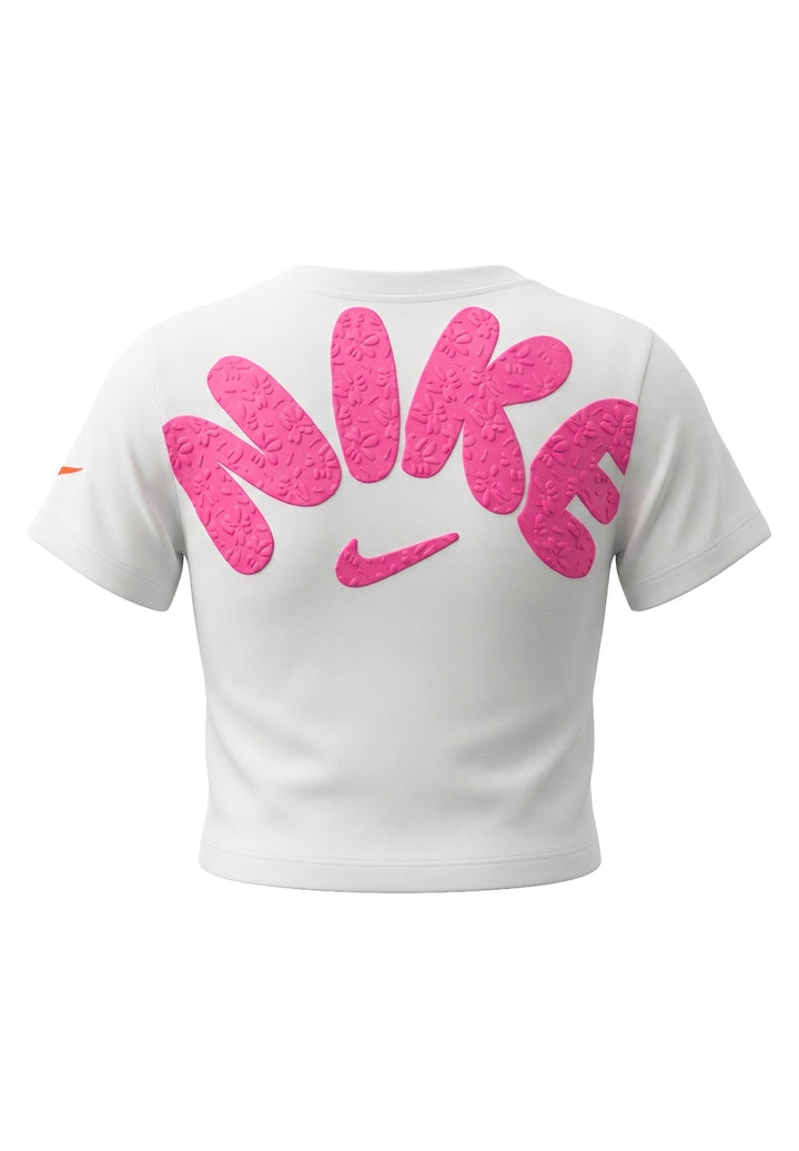 T-shirt bianca per bambina