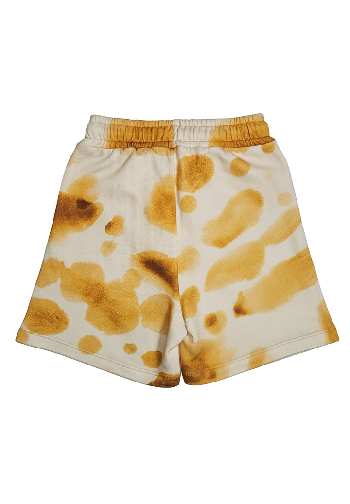 Bermuda felpa crema per bambino
