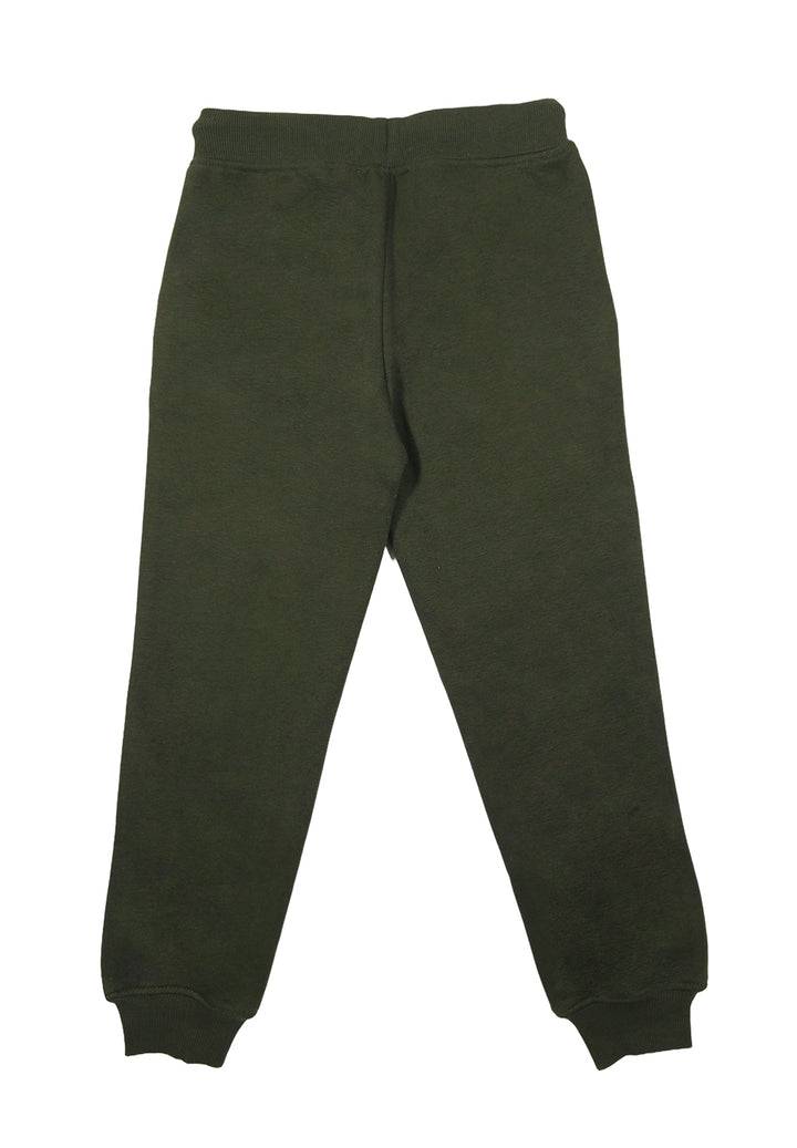 Pantalone felpa verde per neonato