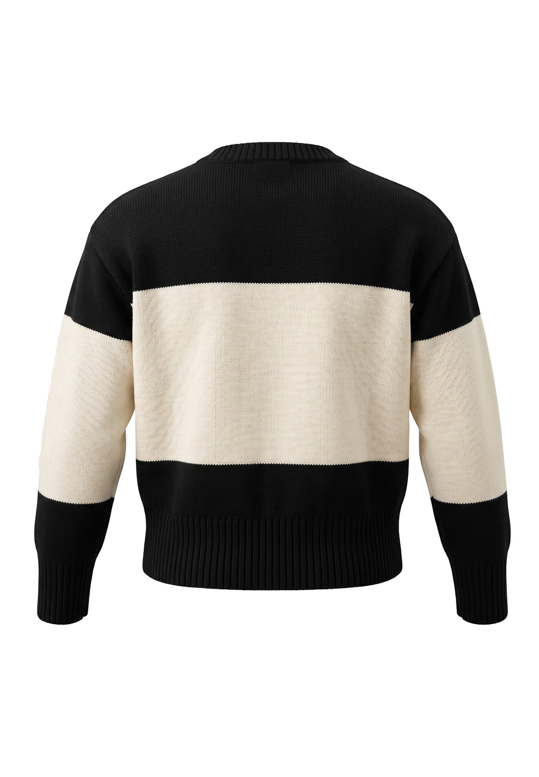 Maglione nero-bianco per bambino