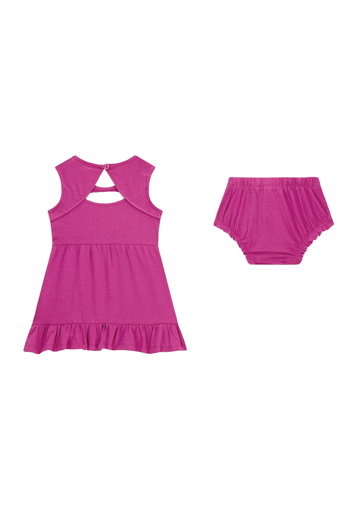 Vestito fuxia per neonata
