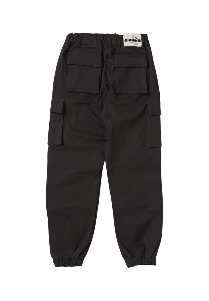 Pantalone cargo nero per bambino