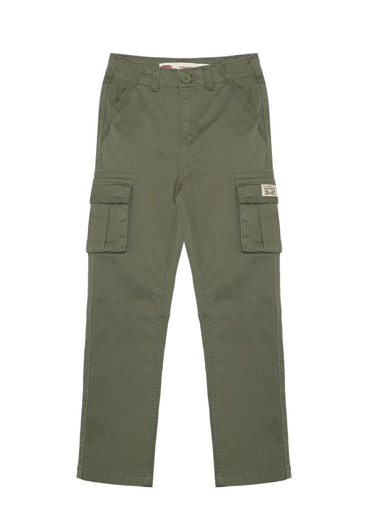 Pantalone cargo verde per bambino