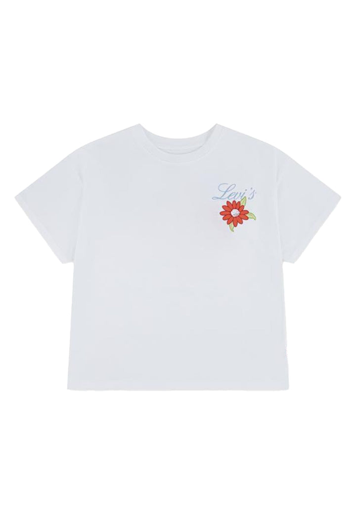 T-shirt bianca per bambina