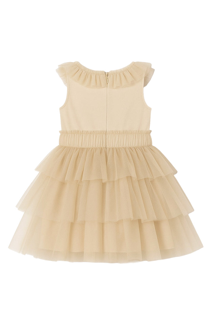 Vestito beige per bambina