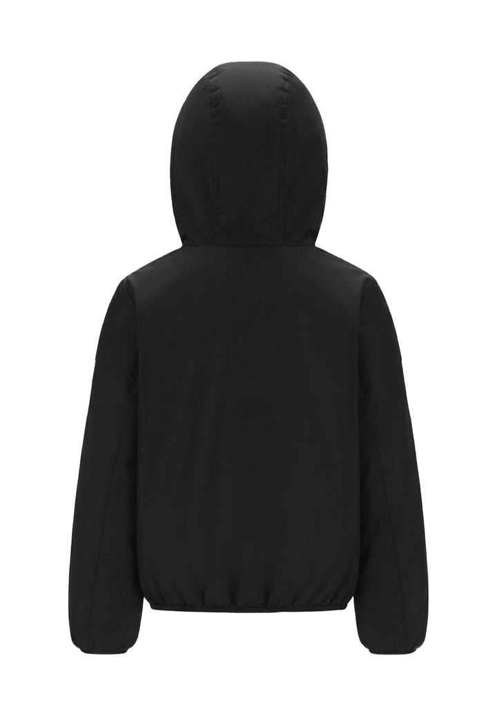 Giubbotto reversibile nero-verde per bambino