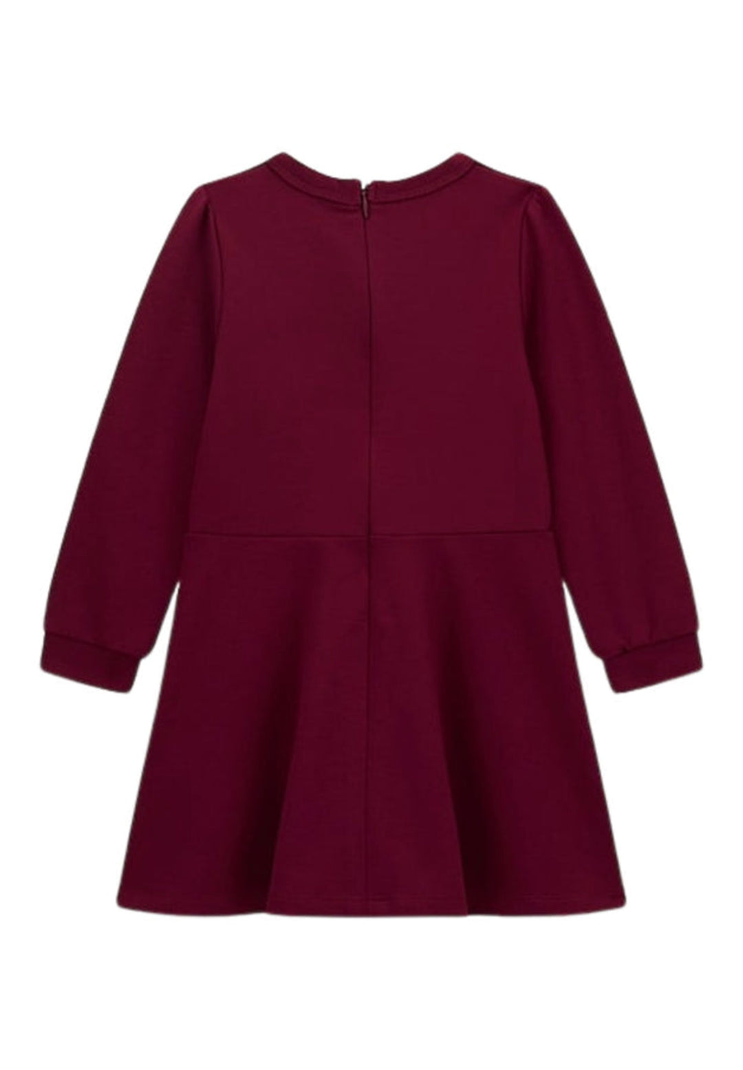 Vestito bordeaux per bambina