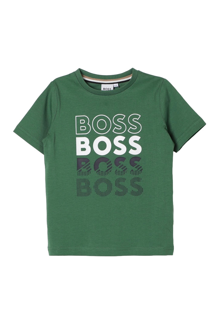 Grünes T-Shirt für Jungen