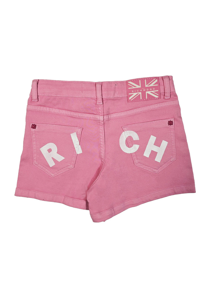 Short rosa per bambina