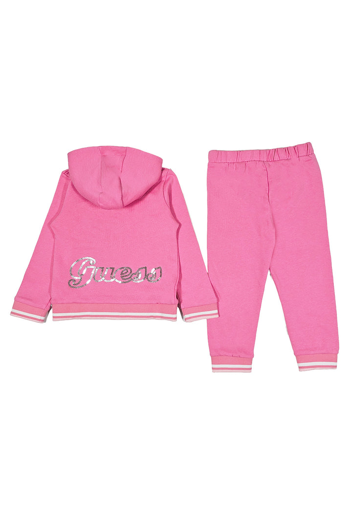 Completo felpa rosa per neonata
