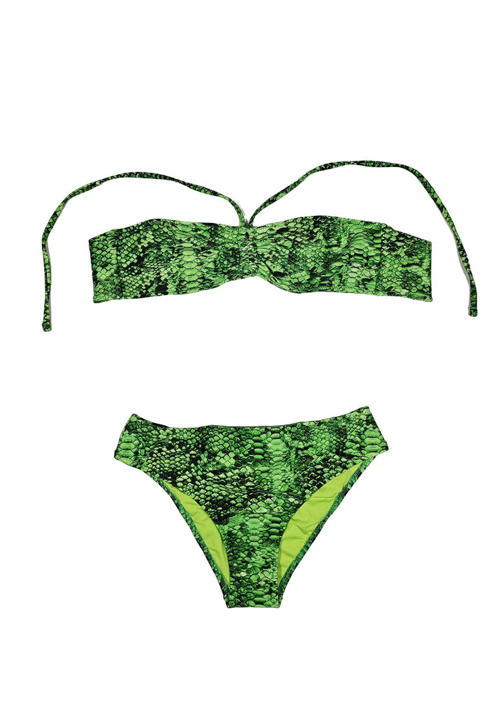 Costume bikini verde per bambina