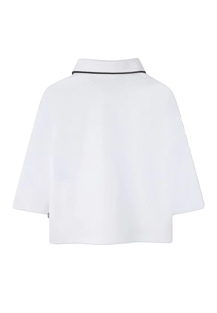 Polo bianca per neonato