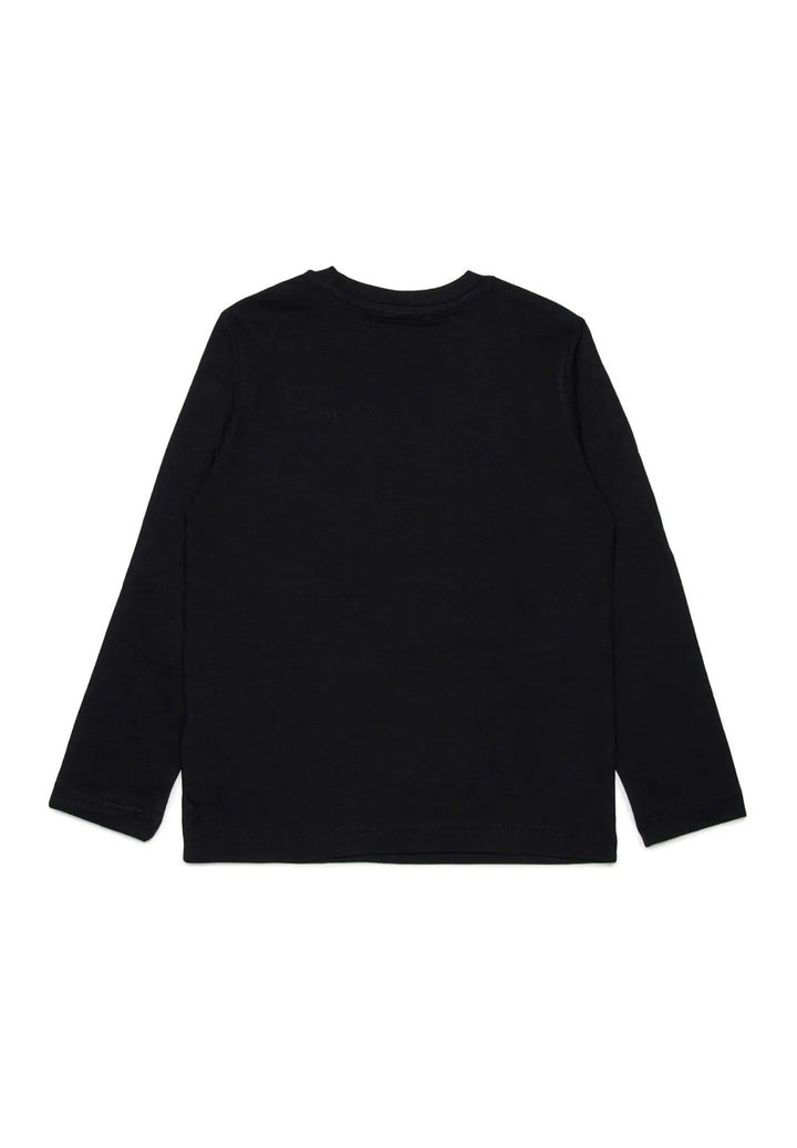 T-shirt nera per bambino