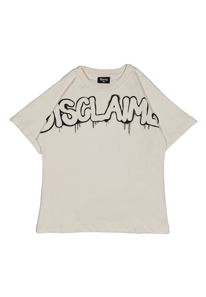 T-shirt crema per bambina