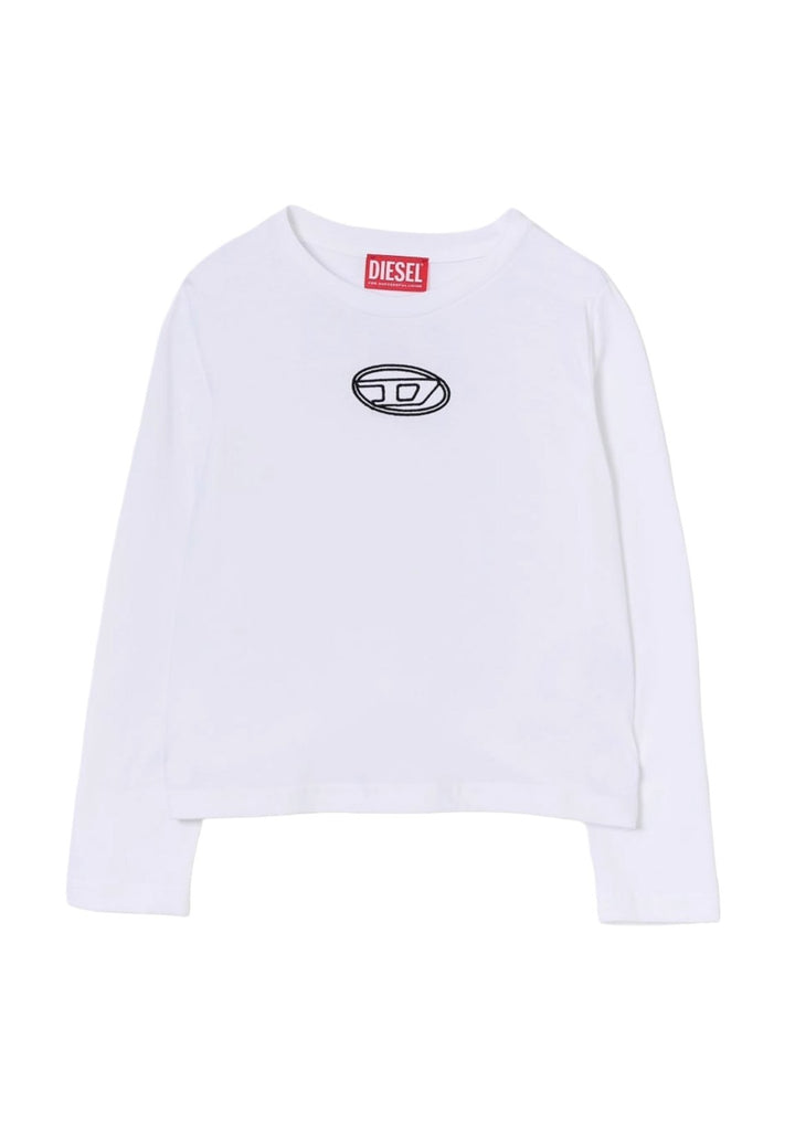 T-shirt bianca per bambina
