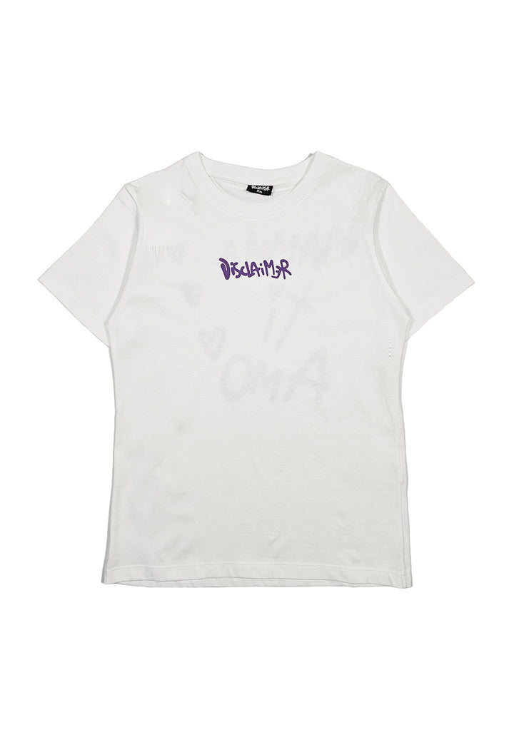 White t-shirt for girls