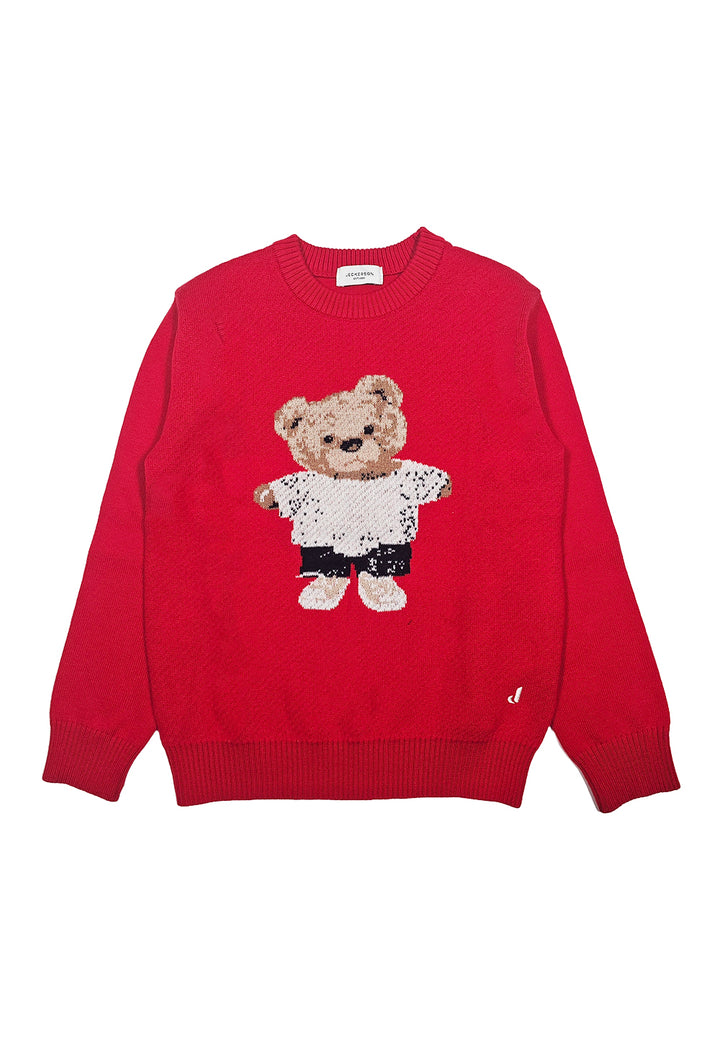 Red sweater for baby