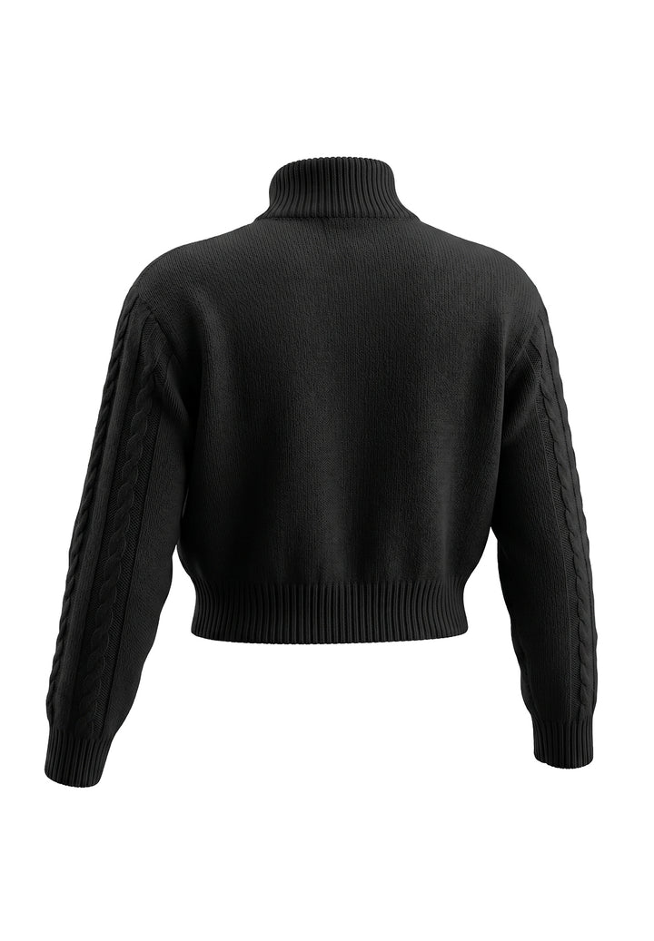 Maglione nero per bambina
