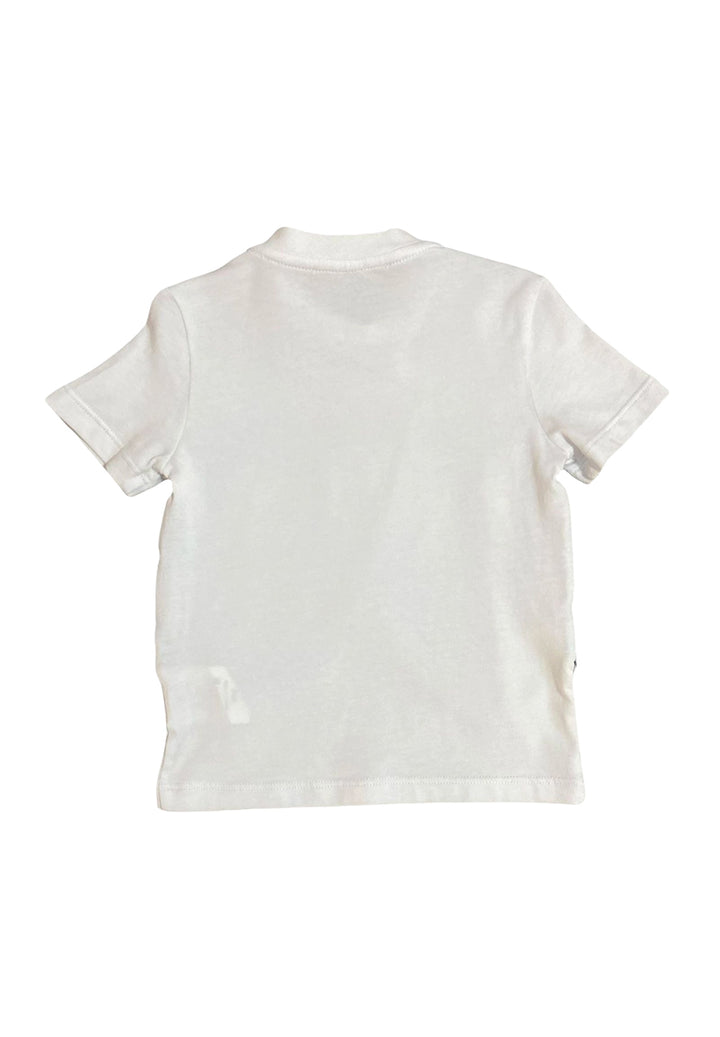 T-shirt bianco-turchese per neonato - Primamoda kids
