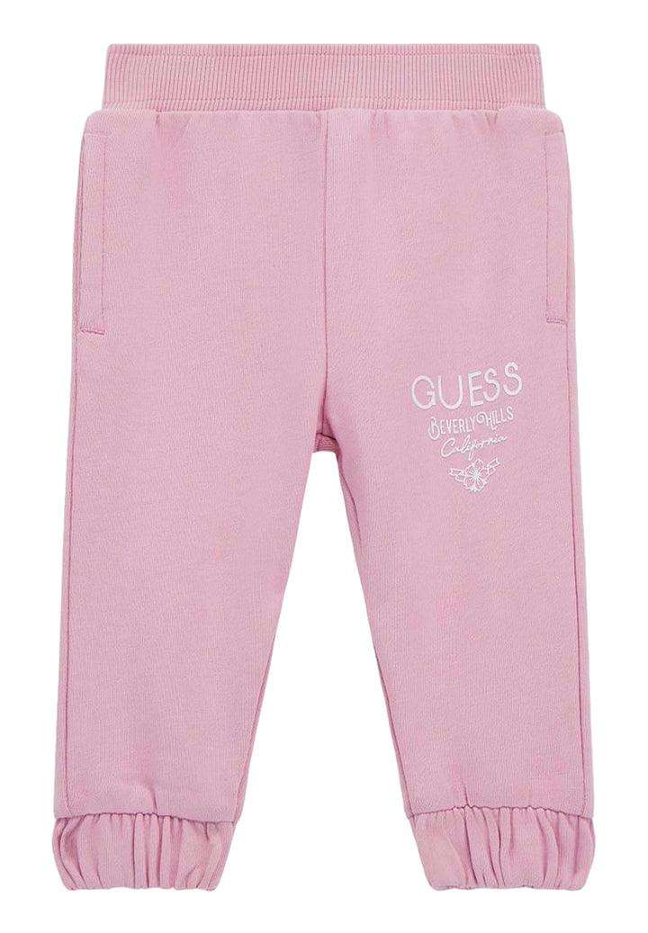 Pantalone felpa rosa per bambina