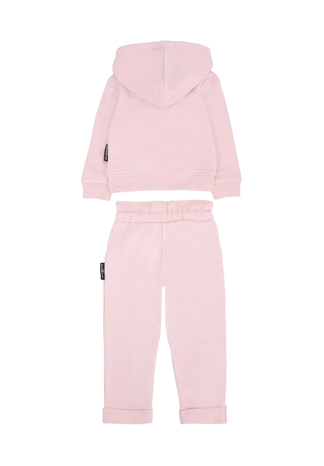 Completo felpa rosa per neonata