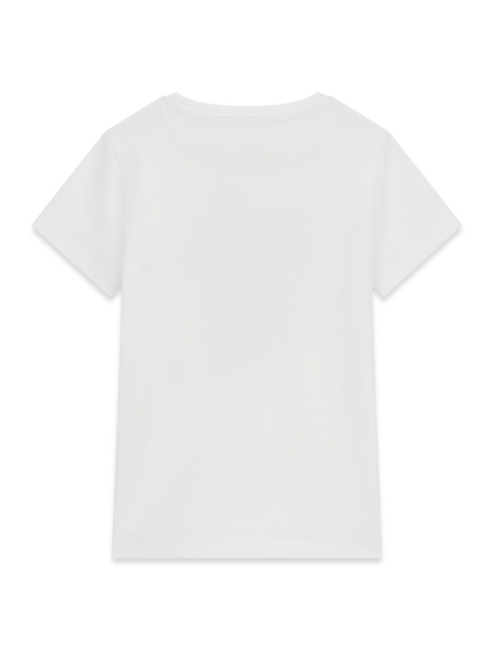 T-shirt bianca per bambina