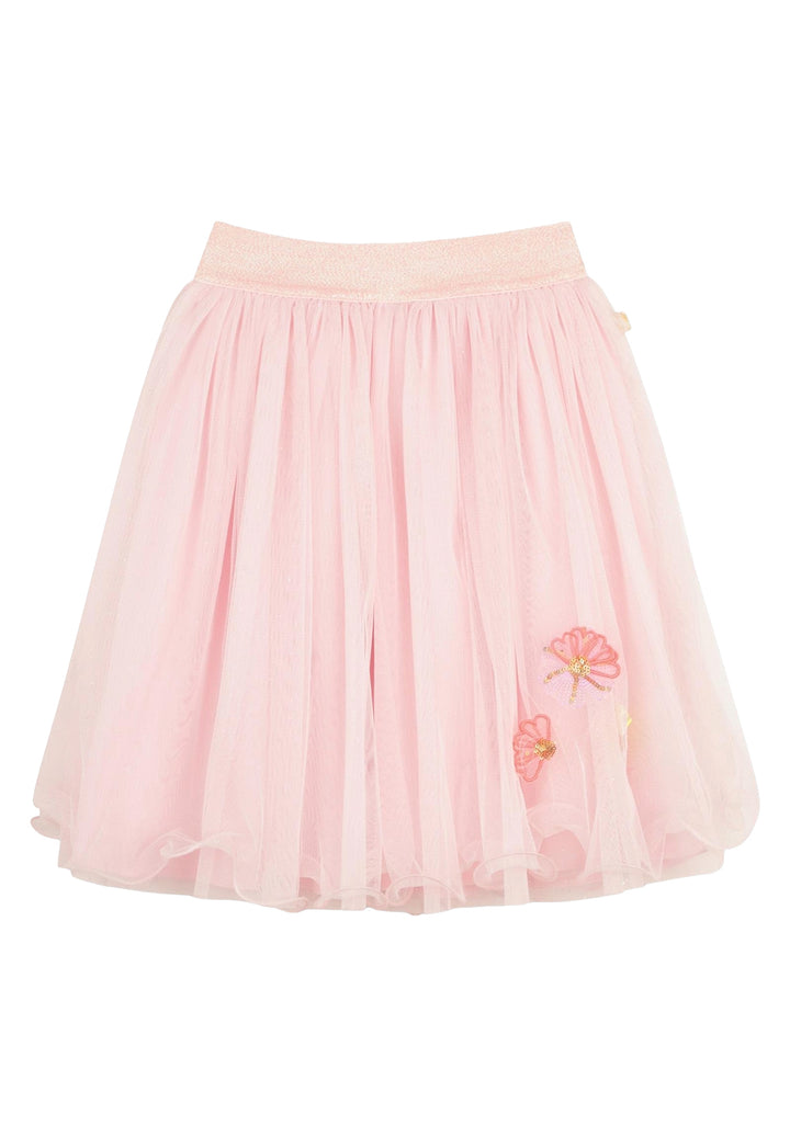 Gonna tulle rosa per bambina