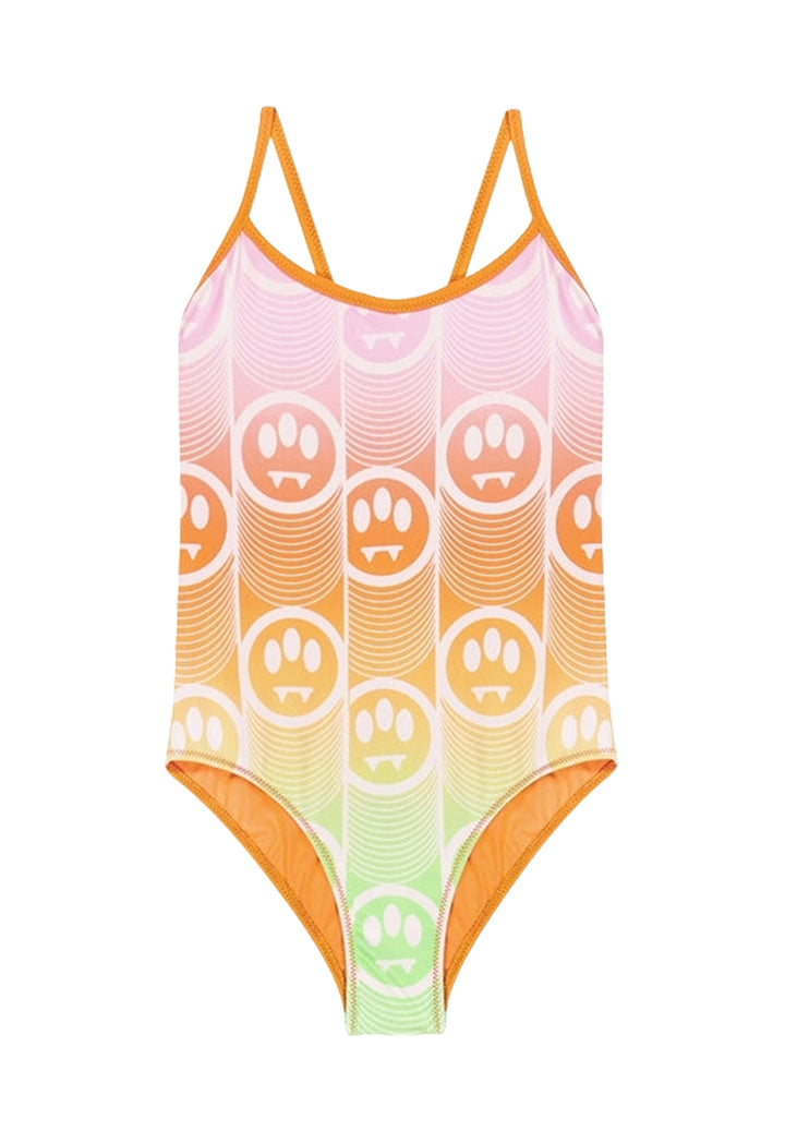 Costume intero arancione per bambina
