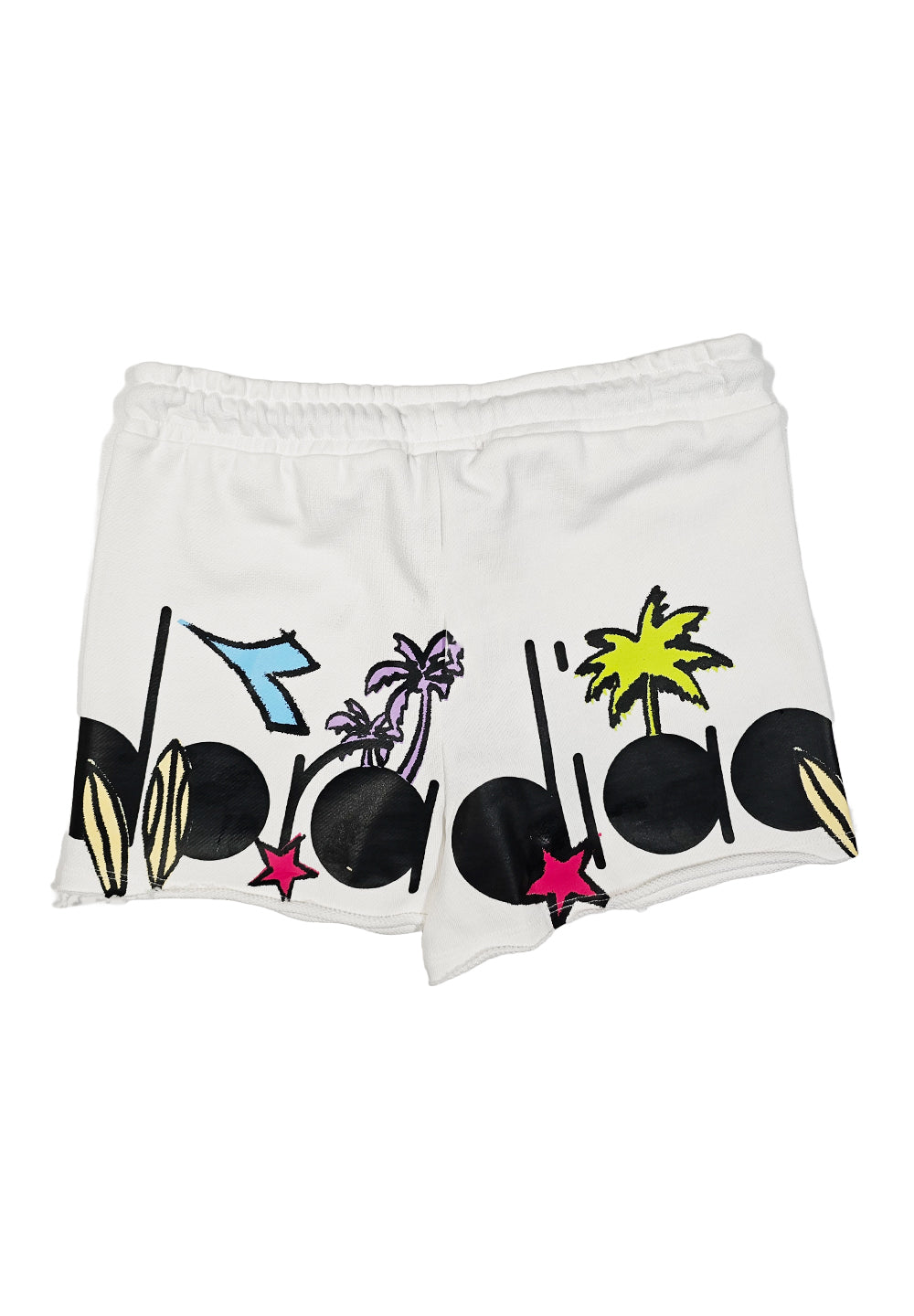 Short felpa bianco per bambina - Primamoda kids