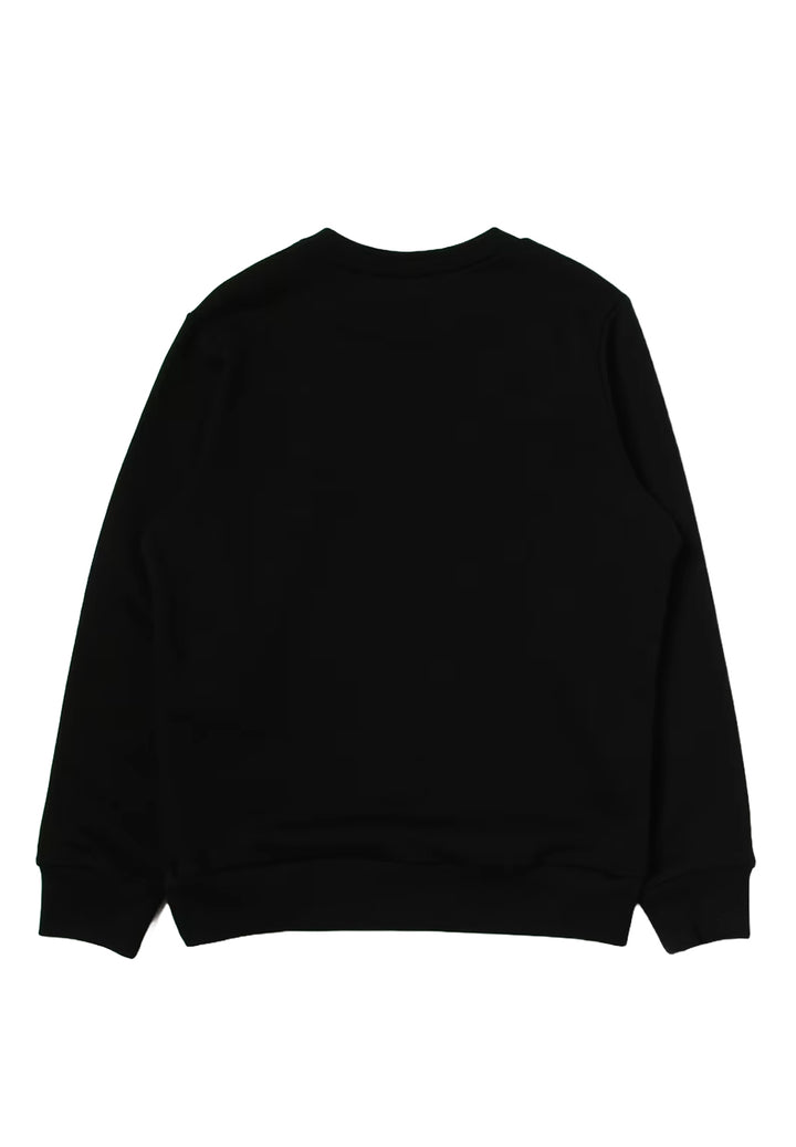 Felpa girocollo nero per bambino