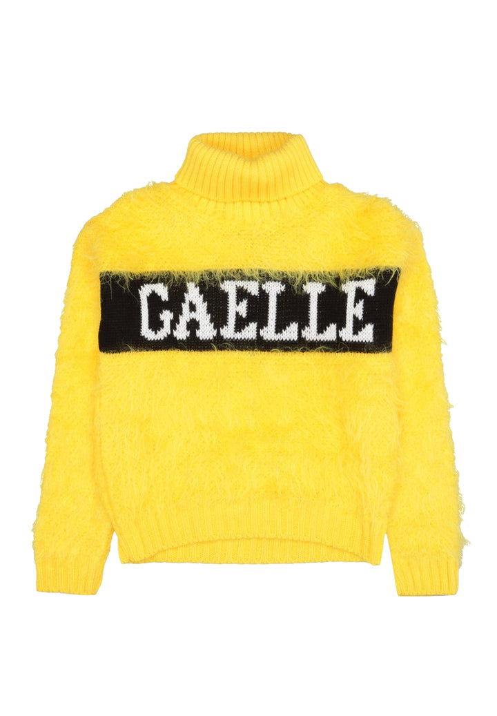 Maglione giallo per bambina