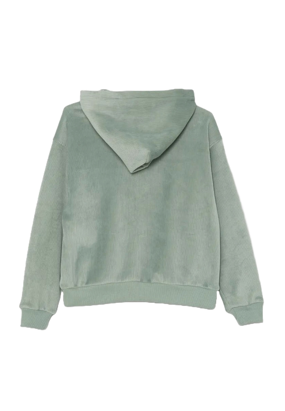 Completo felpa verde per bambina