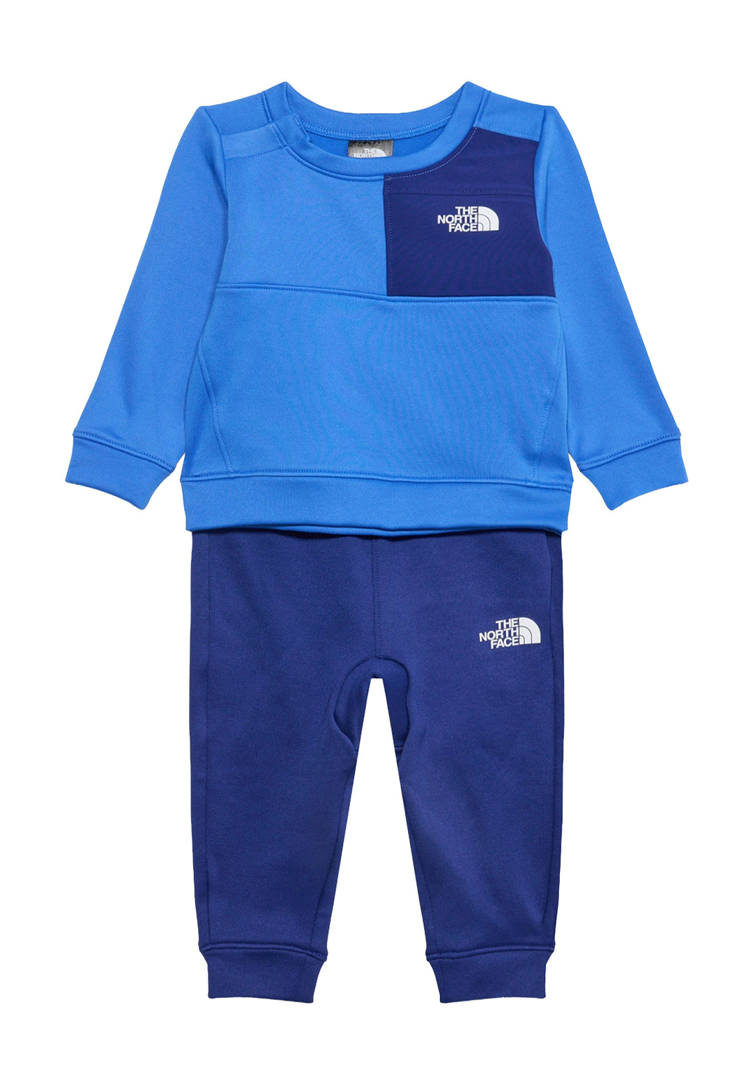 Completo felpa blu per neonato