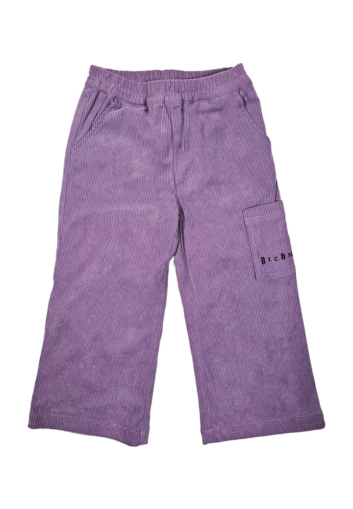 Lilac trousers for newborn girls