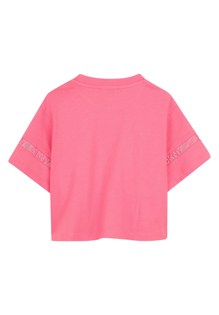 T-shirt fuxia per bambina
