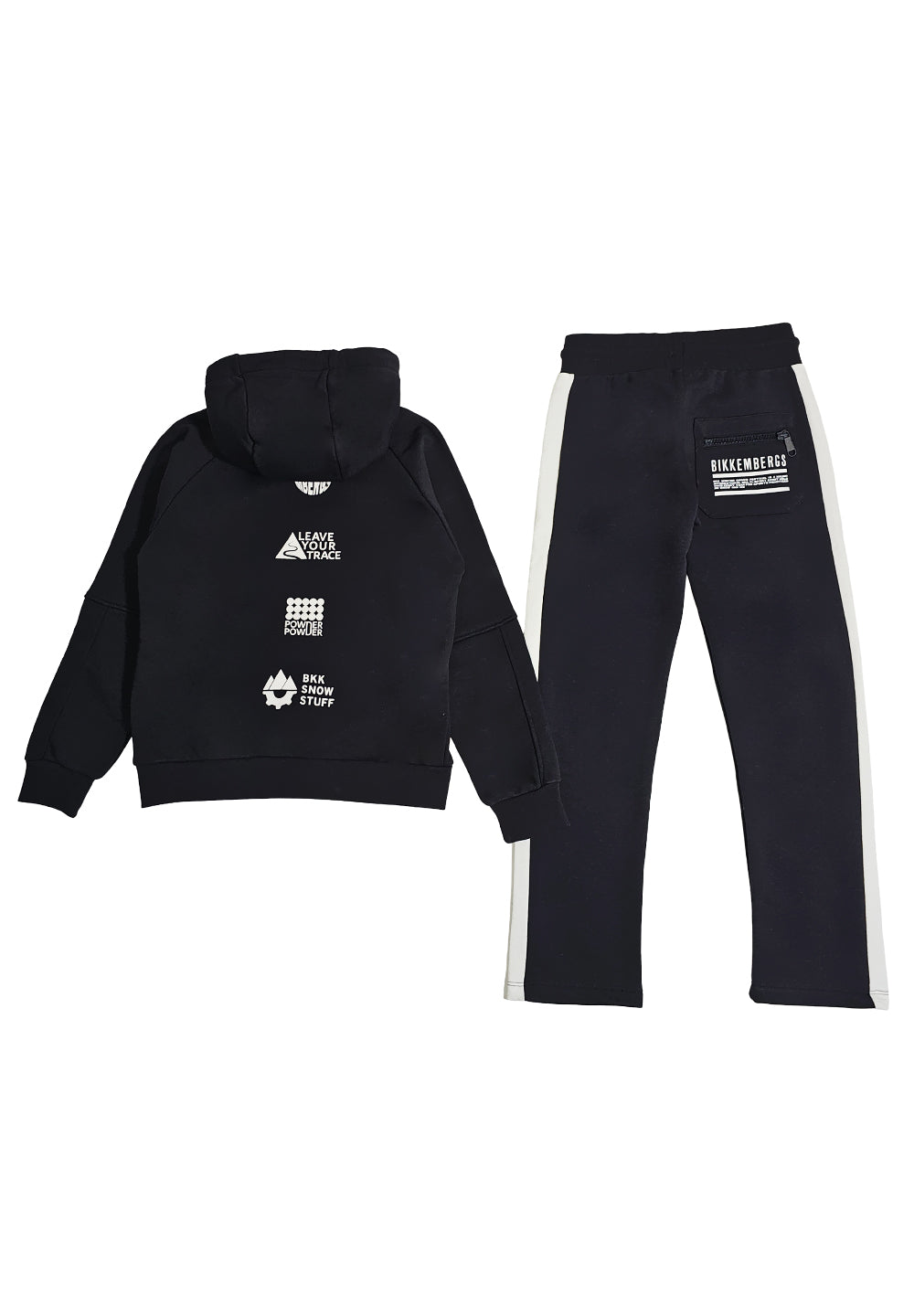 Completo felpa blu navy per bambino