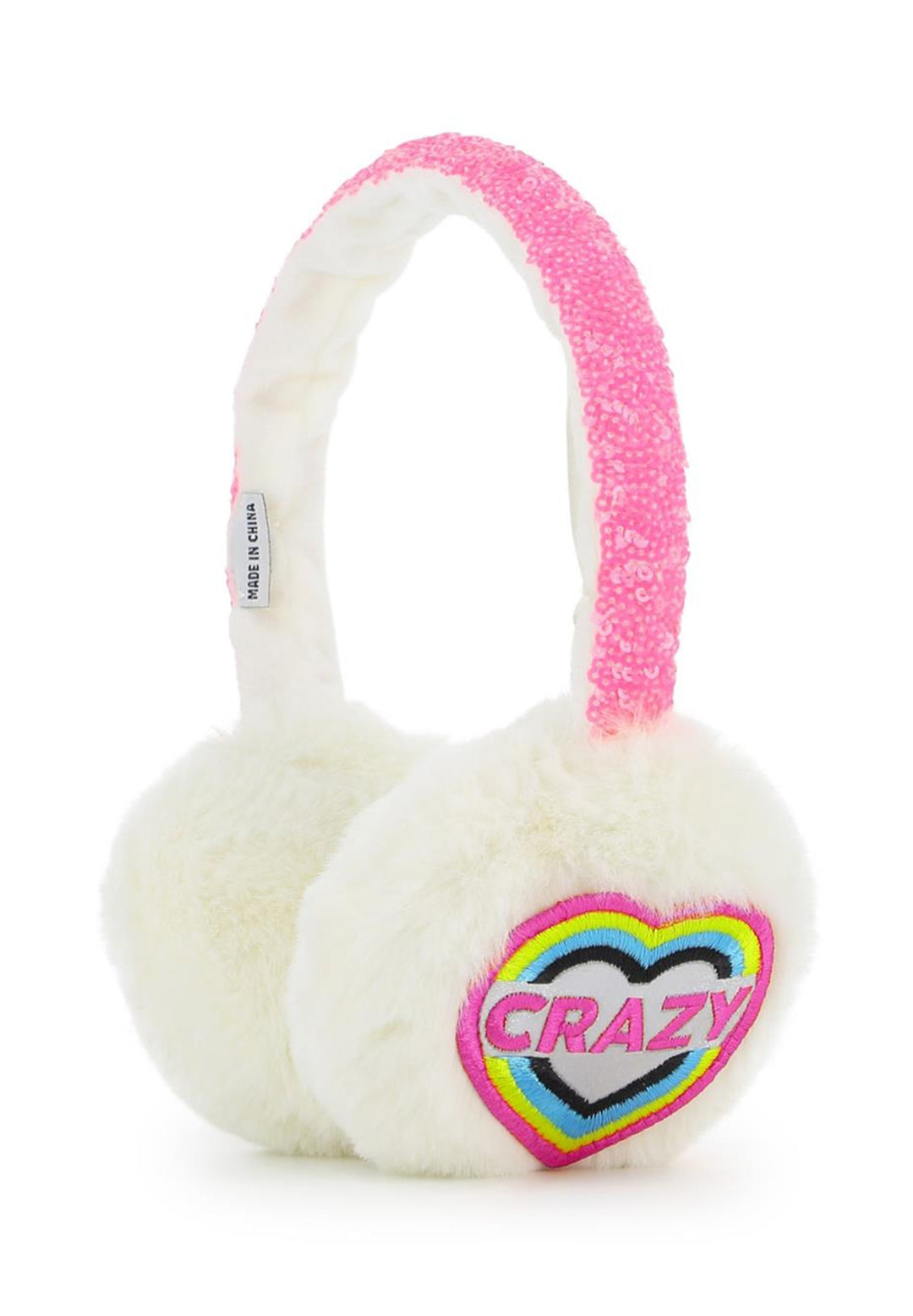 Para orecchie beige per bambina