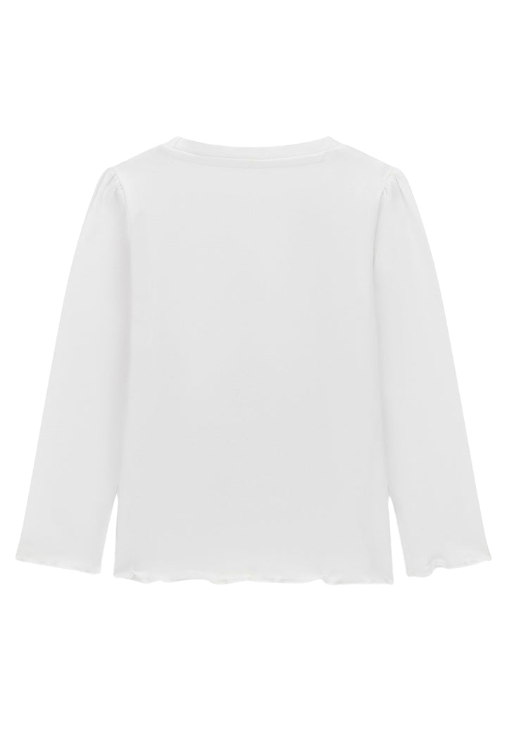 T-shirt bianca per bambina