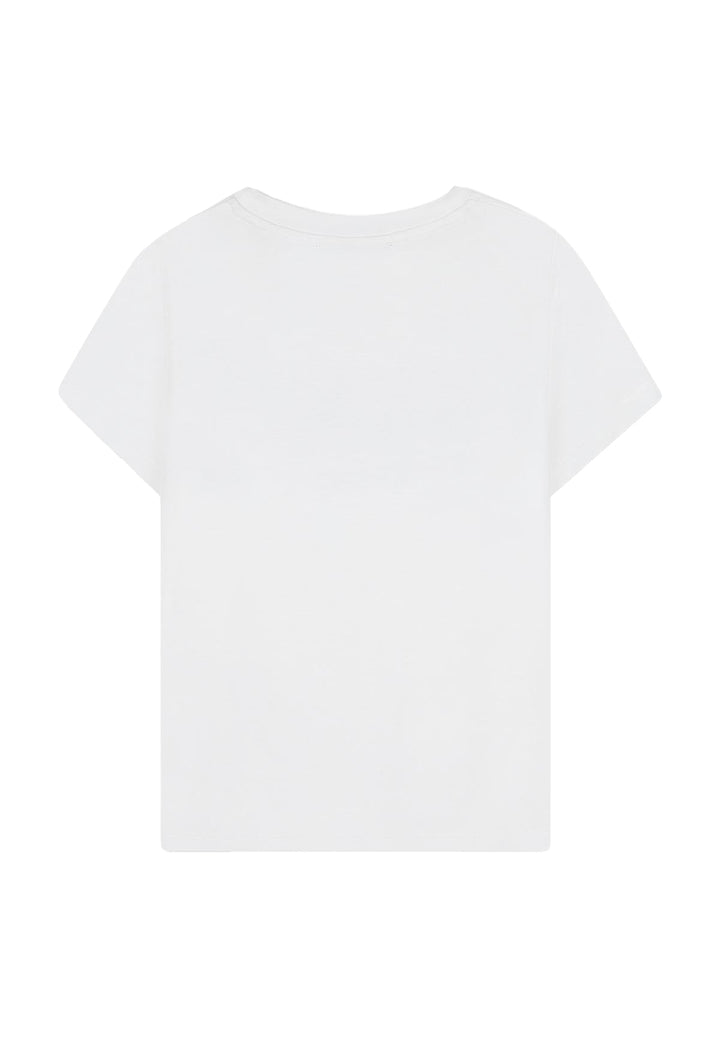 T-shirt bianca per bambina
