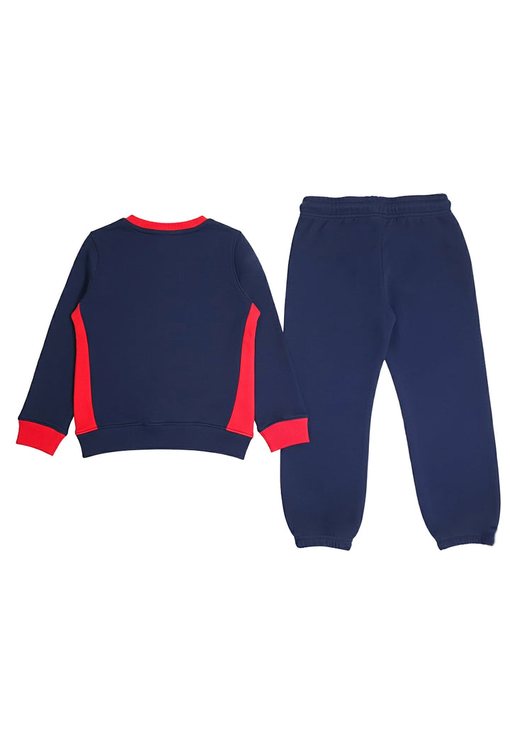 Completo felpa blu navy per bambino