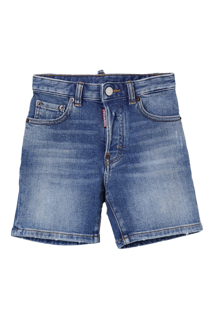 Bermuda denim blu per bambino