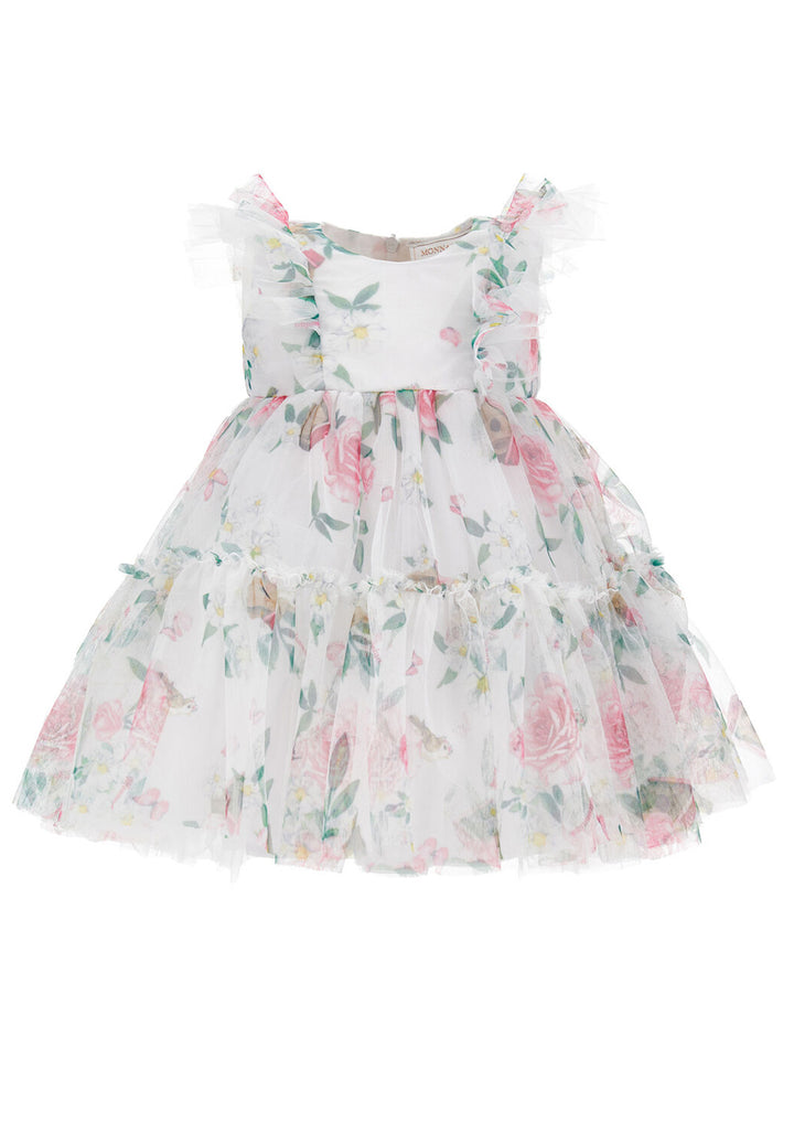 Vestito tulle bianco per bambina