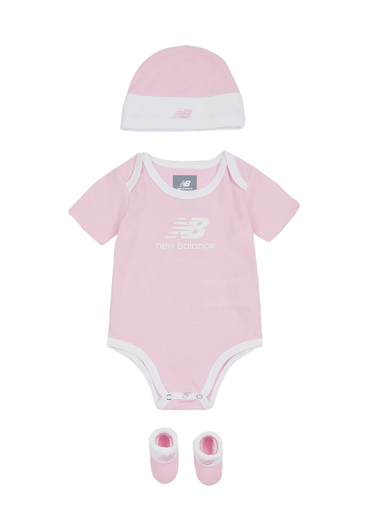 Set 3 pezzi rosa per neonata