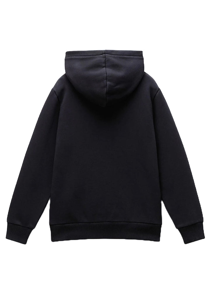 Black hooded sweatshirt for boy