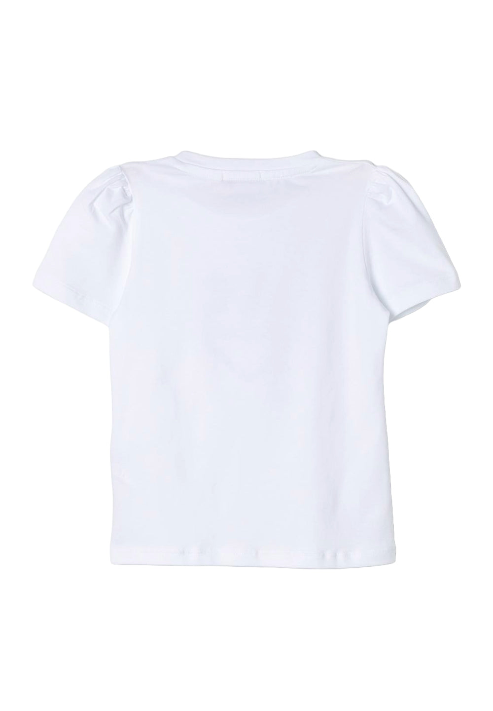 T-shirt bianca per bambina