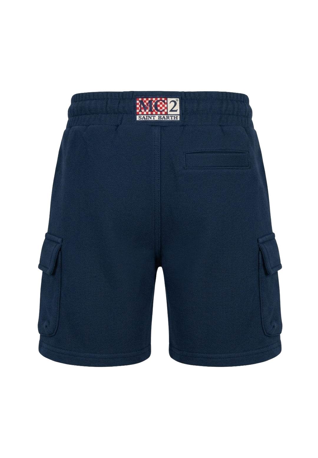 Bermuda felpa blu per bambino